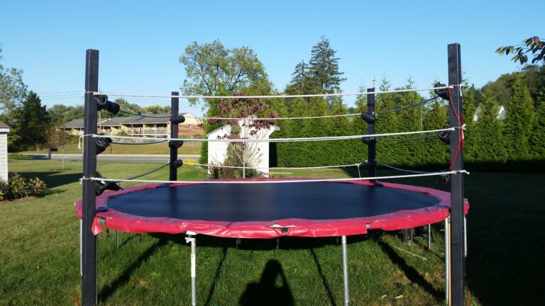 How to Make a Trampoline Wrestling Ring