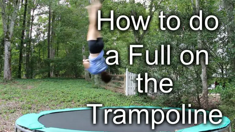 How to Do a Full Twist on Trampoline