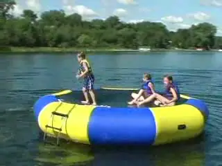 How to Inflate Water Trampoline