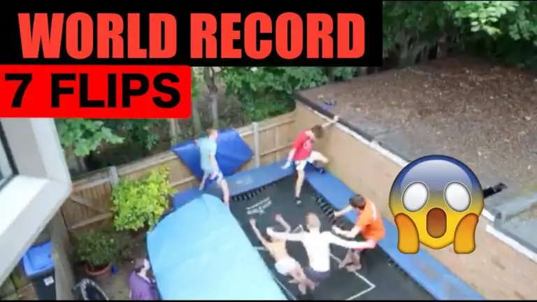 How Many Flips Record Without Trampoline