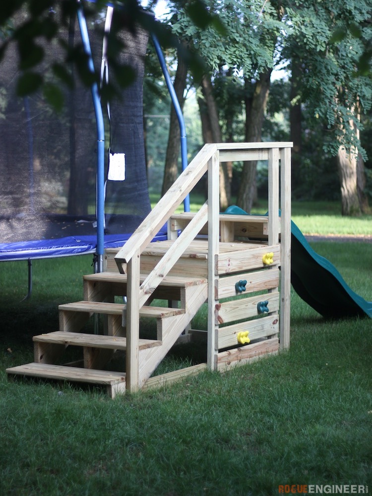 How to Build Trampoline Steps