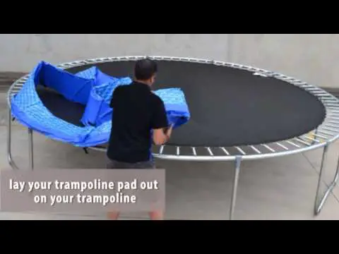 How to Attach Frame Pad to Trampoline