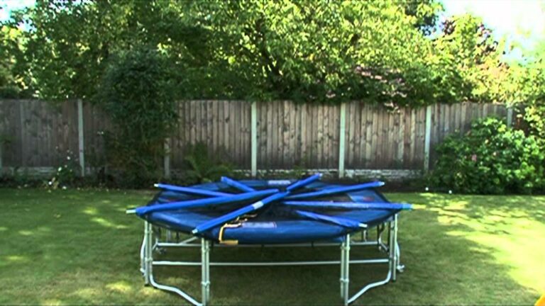How to Fold a Trampoline
