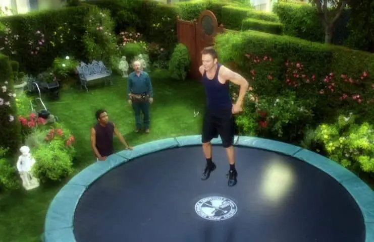What is the Trampoline Episode of Community Based on