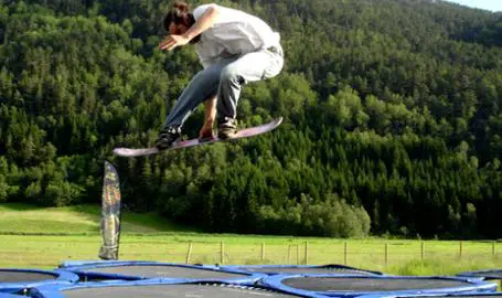 Can You Use a Snowboard on a Trampoline