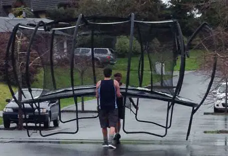 How to Move a Trampoline