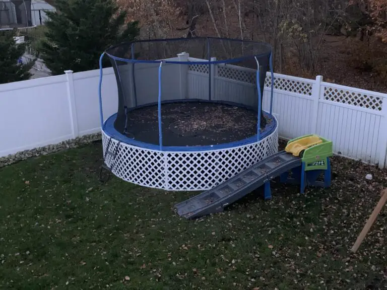 How Far Should a Trampoline Be from a Fence